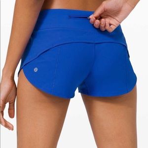 Symphony Blue Lululemon Speed Up Shorts 💙